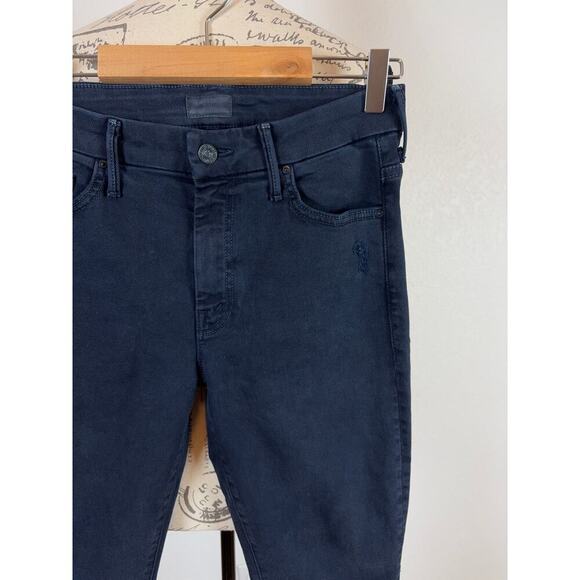 B22 MOTHER High Waisted Looker Blow out Jeans Womens 27 Off Duty Model Street - Picture 5 of 10